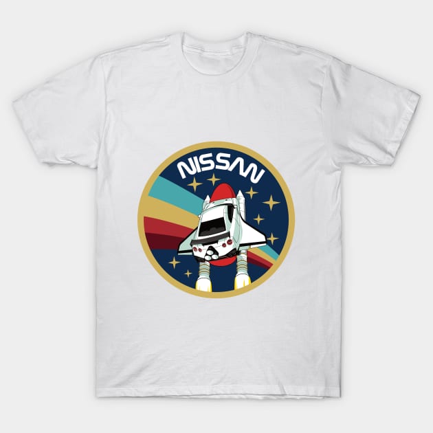 Nissan GTR Space T-Shirt by 8800ag
